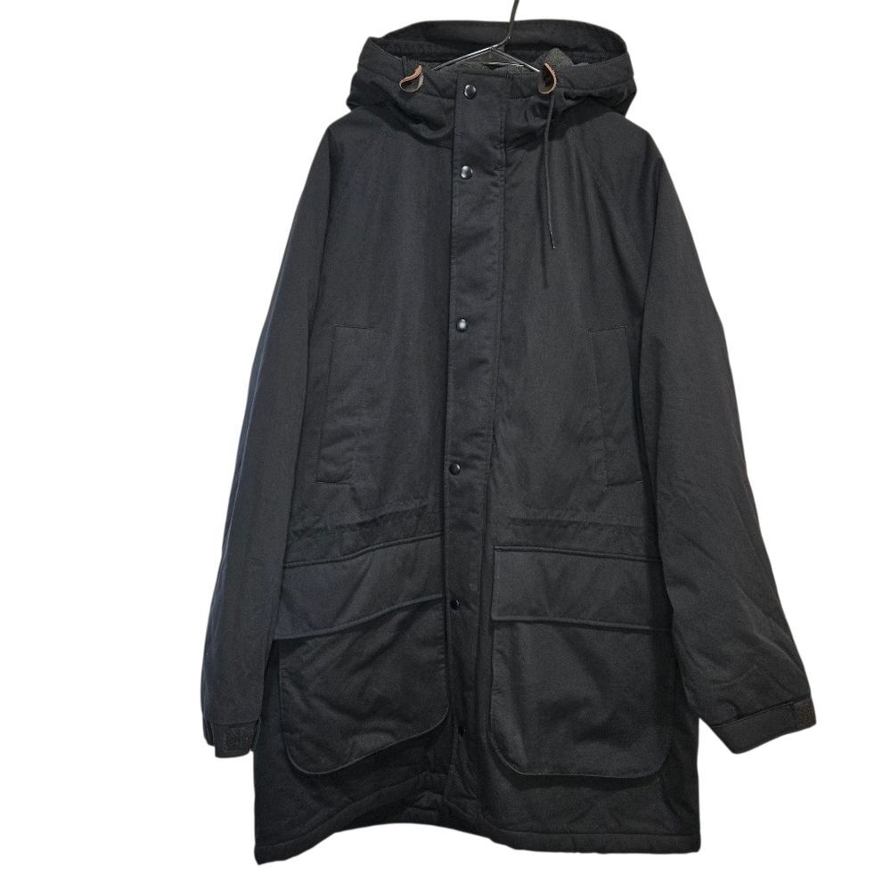 J Crew Men's Black Hull Hooded Jacket With Primaloft